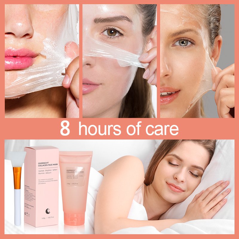 Maschera peel-off avvolgente notturna al collagene - 8